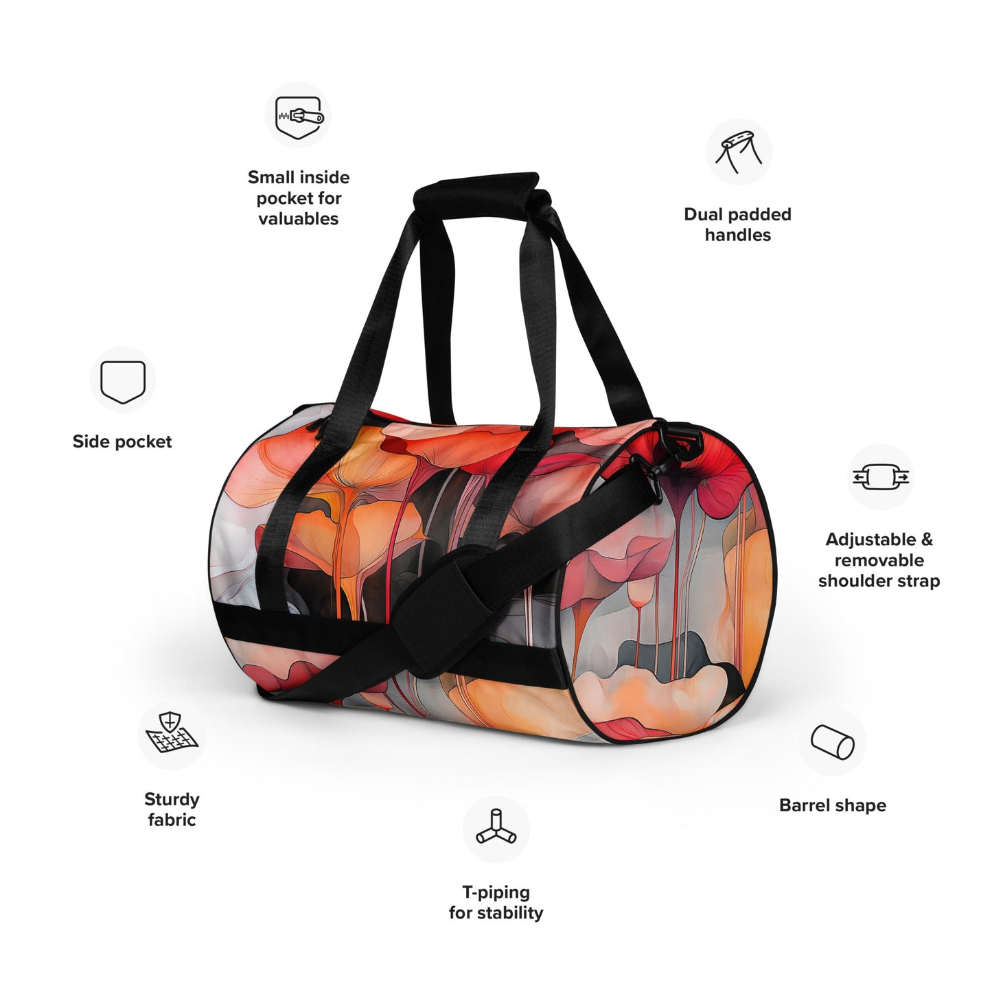 Delicate Bloom - Gym Bag - Art Xtyle