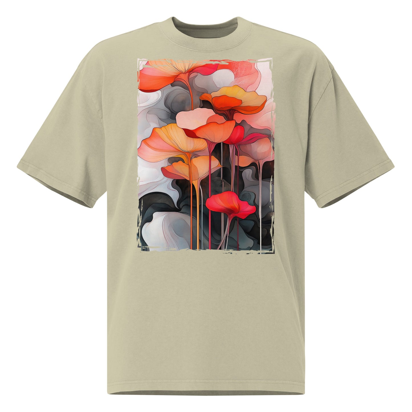 Delicate Bloom - Oversized t-shirt - Art Xtyle