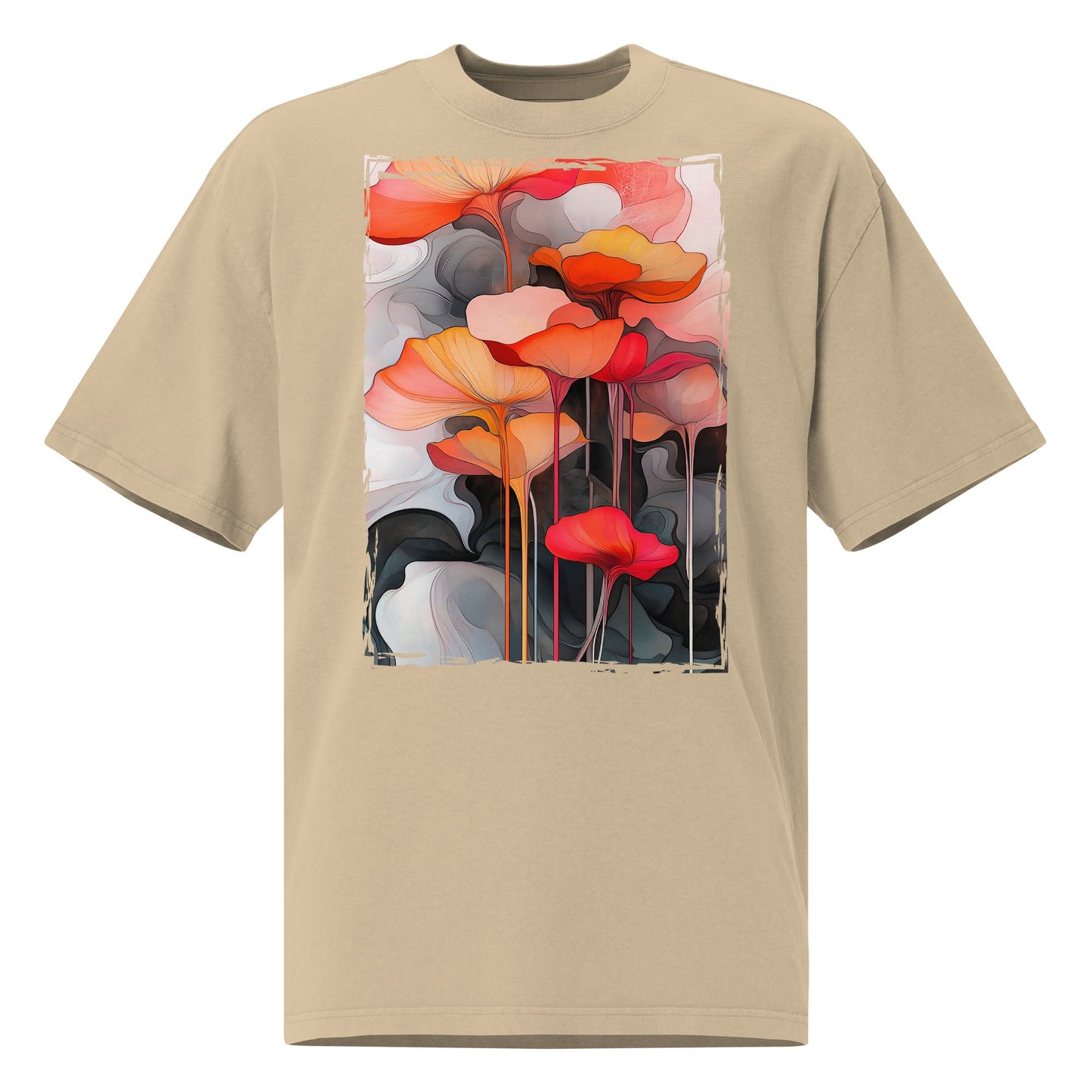 Delicate Bloom - Oversized t-shirt - Art Xtyle