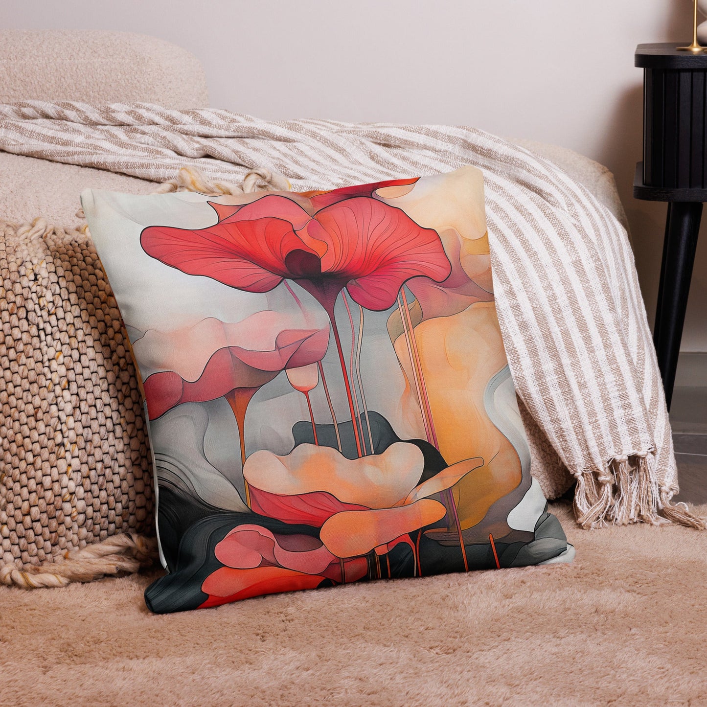 Delicate Bloom - Premium Pillow - Art Xtyle