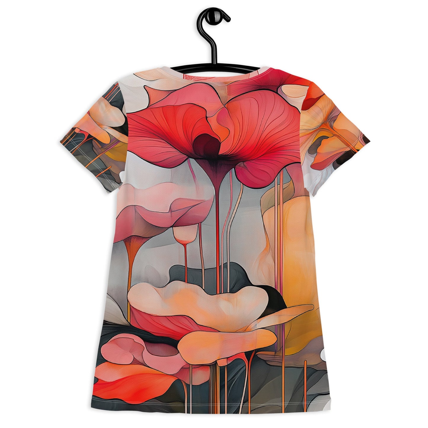 Delicate Bloom - Women's athletic t-shirt - Art Xtyle