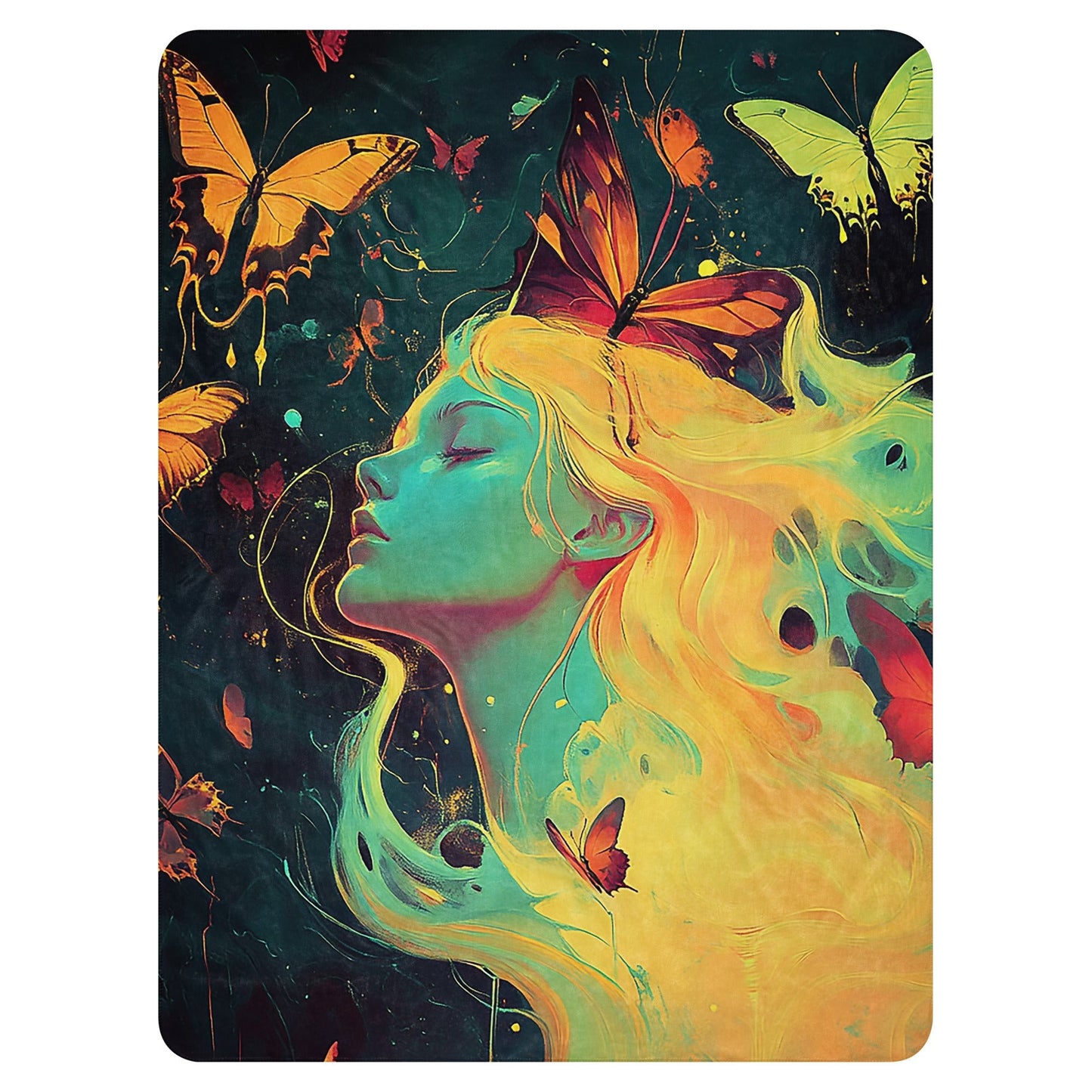 Ethereal Wings - Sherpa blanket - Art Xtyle