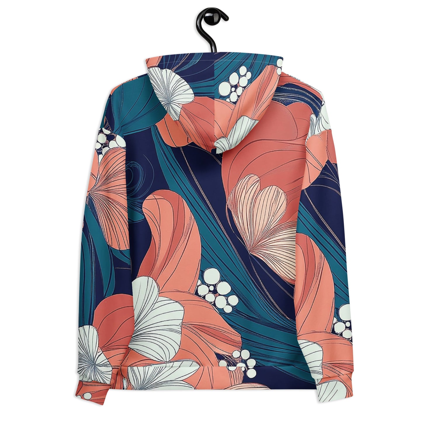 Floral Flow - All-Over Hoodie - Art Xtyle