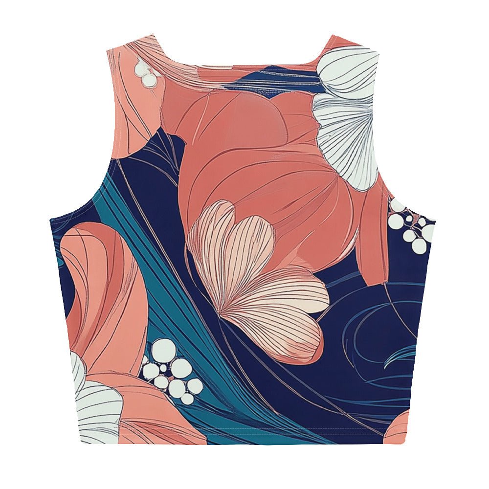Floral Flow - Crop Top - Art Xtyle
