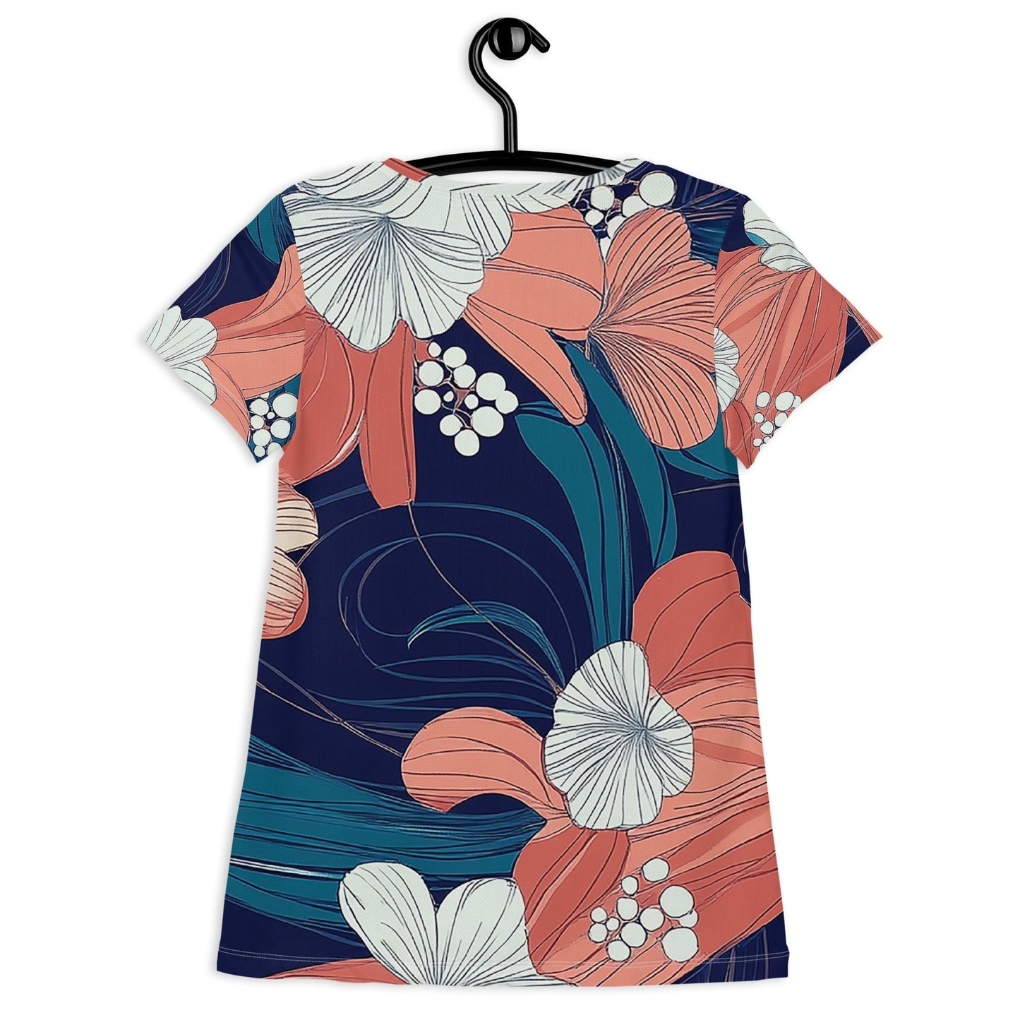 Floral Flow - Women's athletic t-shirt - Art Xtyle