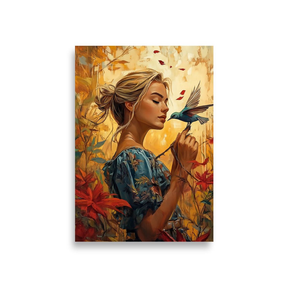 Flourish Kiss - Poster - Art Xtyle