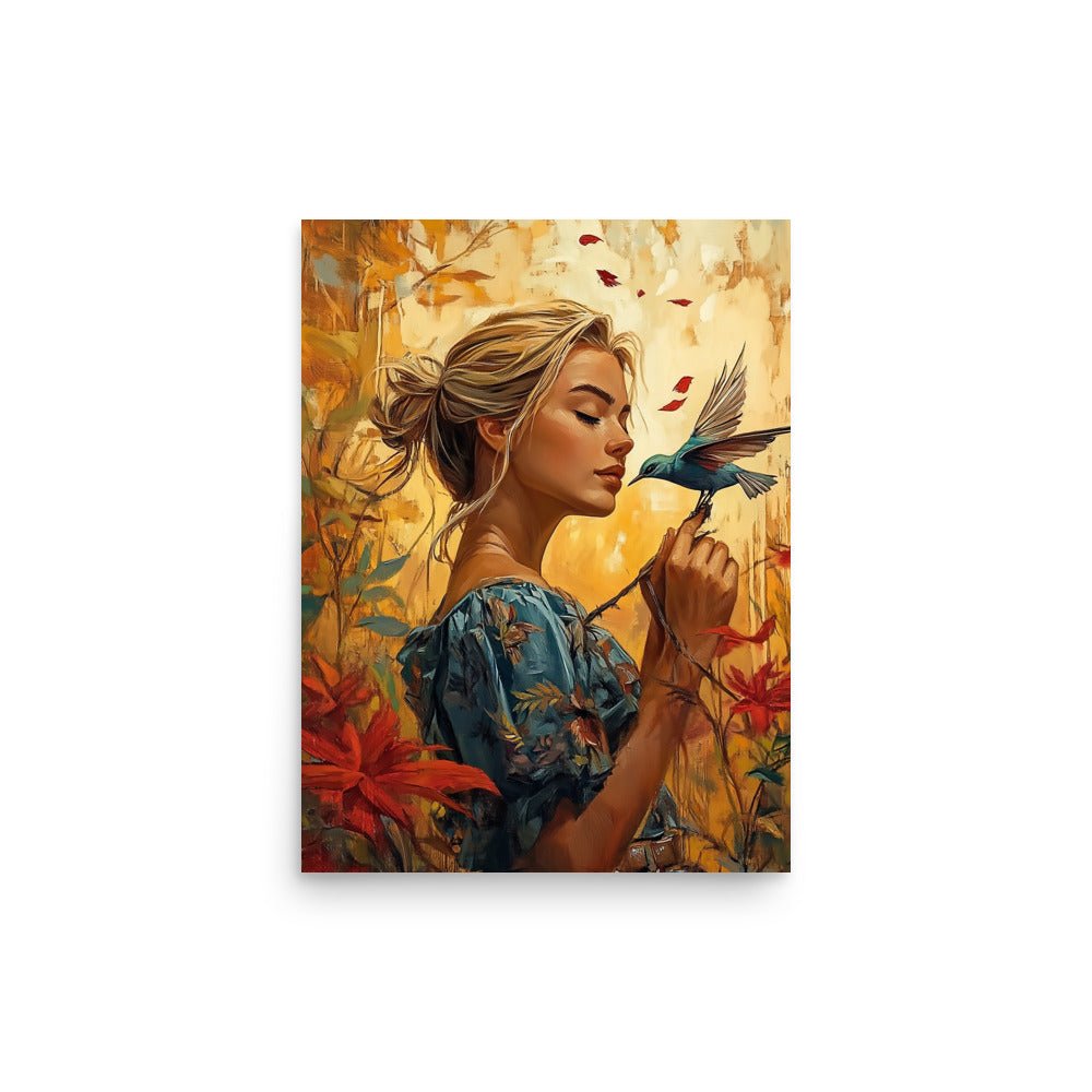 Flourish Kiss - Poster - Art Xtyle