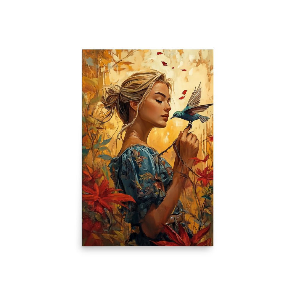 Flourish Kiss - Poster - Art Xtyle