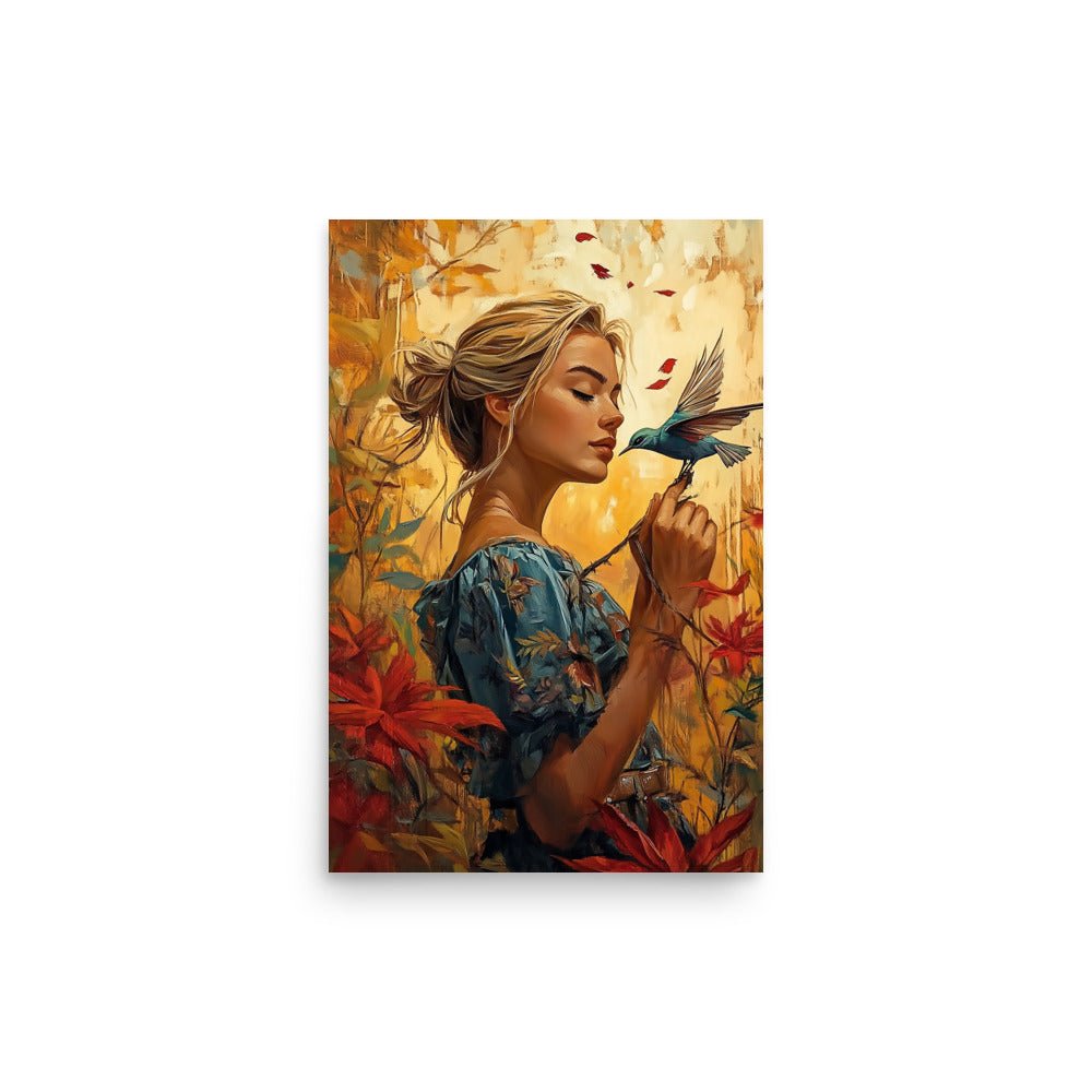 Flourish Kiss - Poster - Art Xtyle