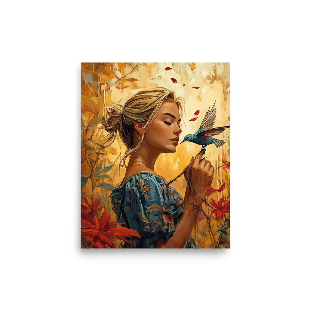 Flourish Kiss - Poster - Art Xtyle