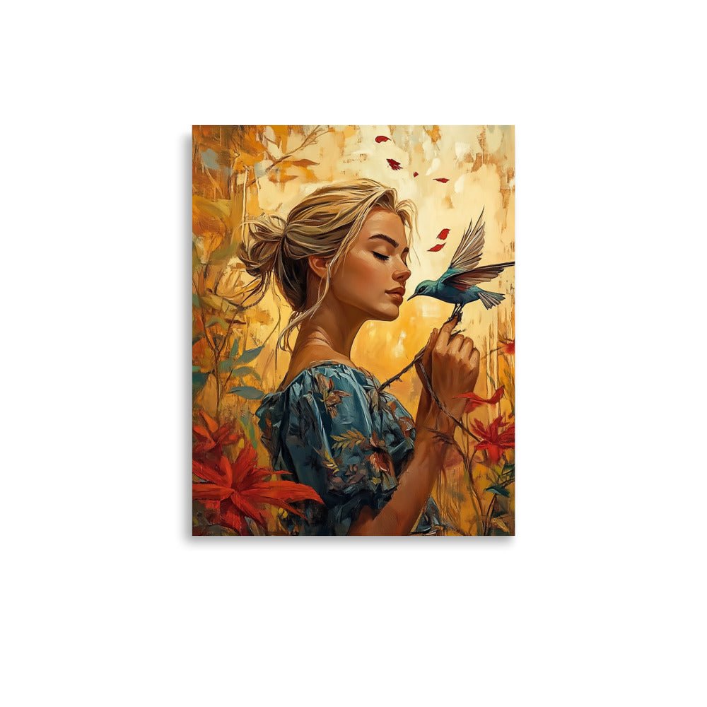 Flourish Kiss - Poster - Art Xtyle