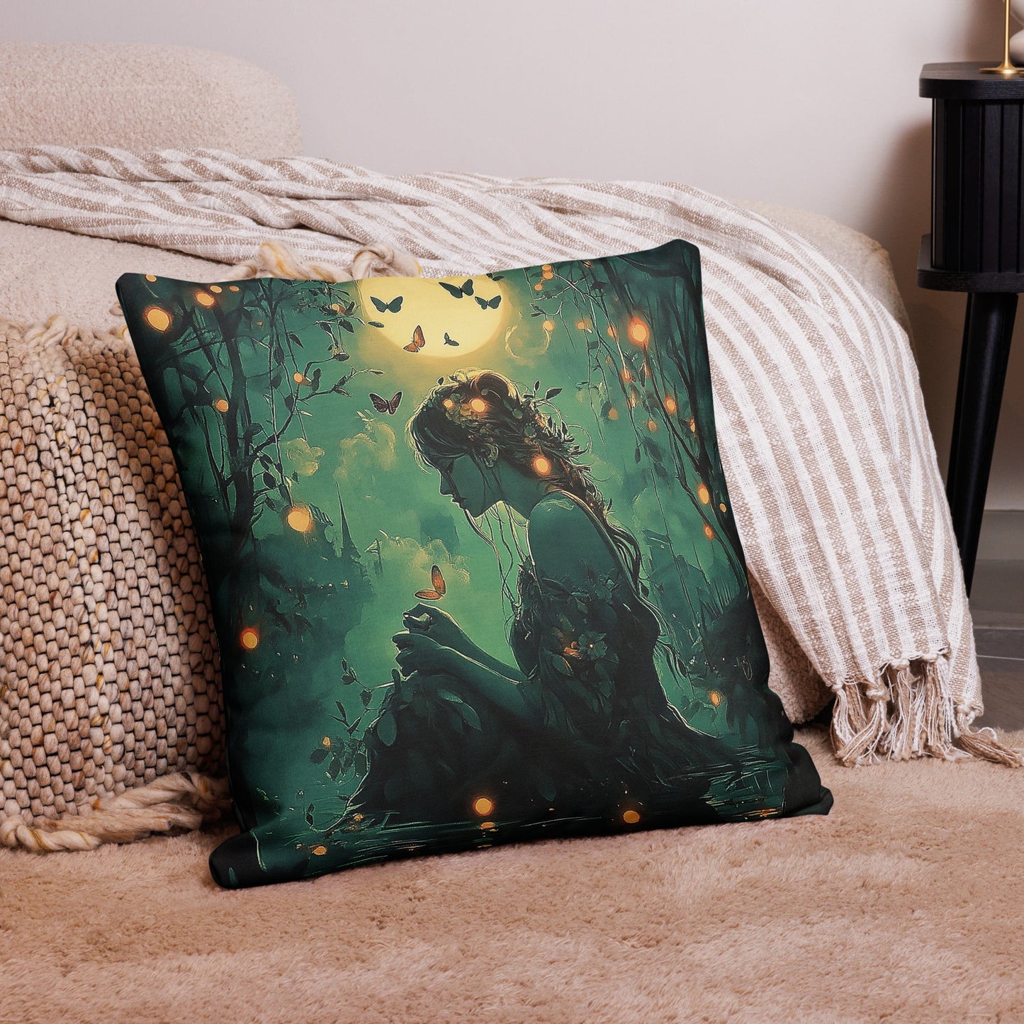 Lady of the Lake - Premium Pillow - Art Xtyle