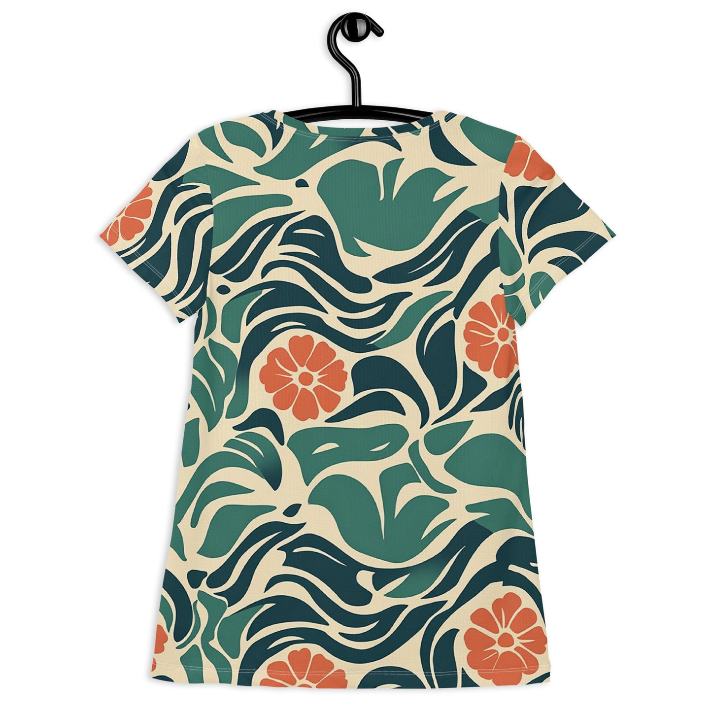 Ocean Blossom - Women's athletic t-shirt - Art Xtyle