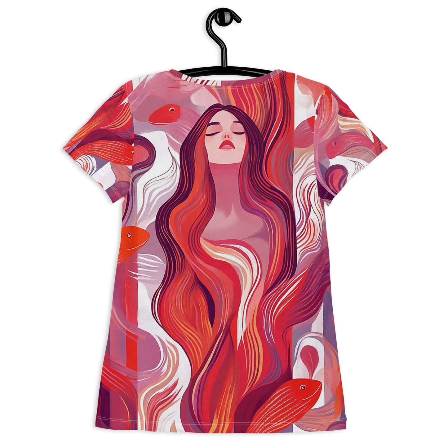 Scarlet Waters - Women's athletic t-shirt - Art Xtyle