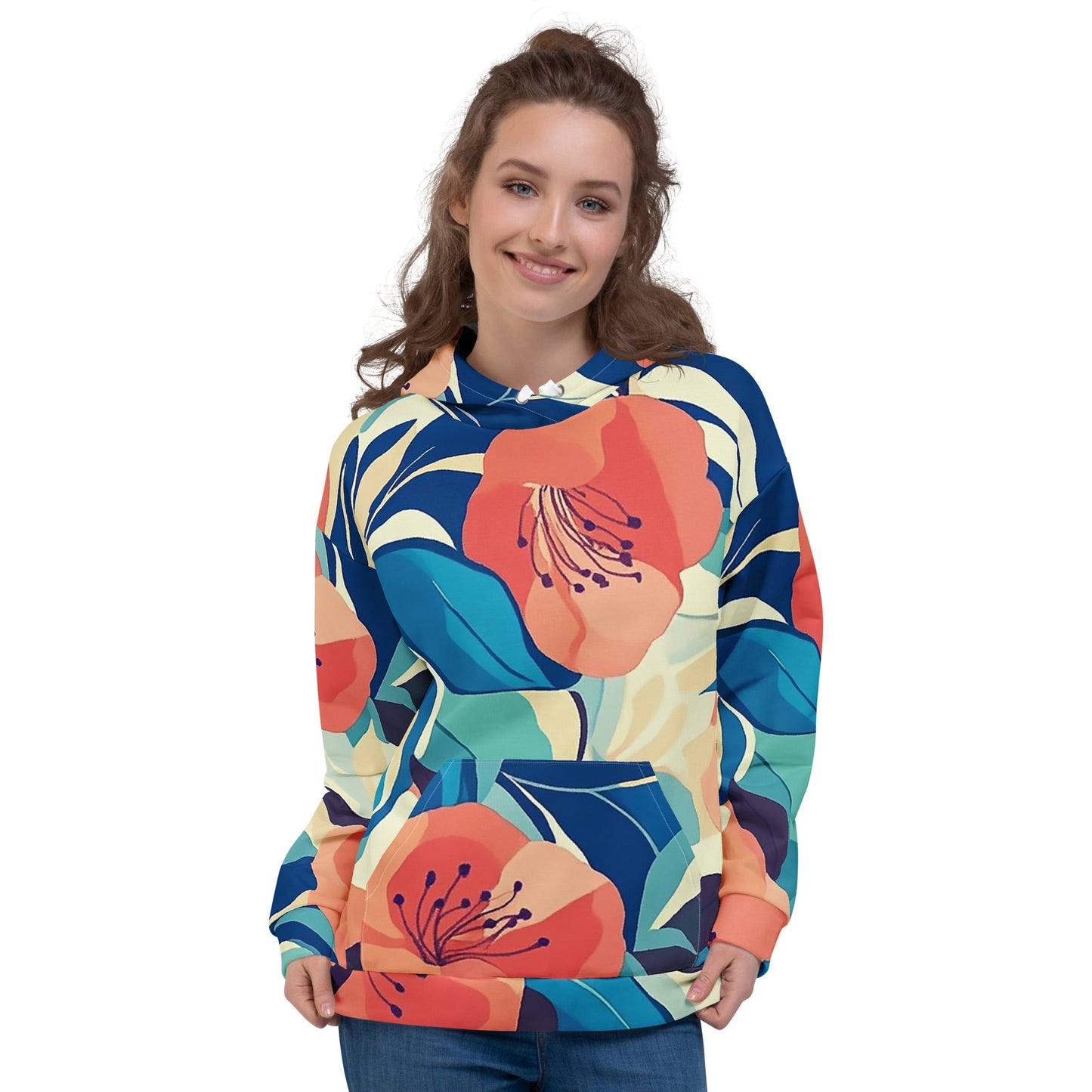 Spring Tide - All-Over Hoodie - Art Xtyle
