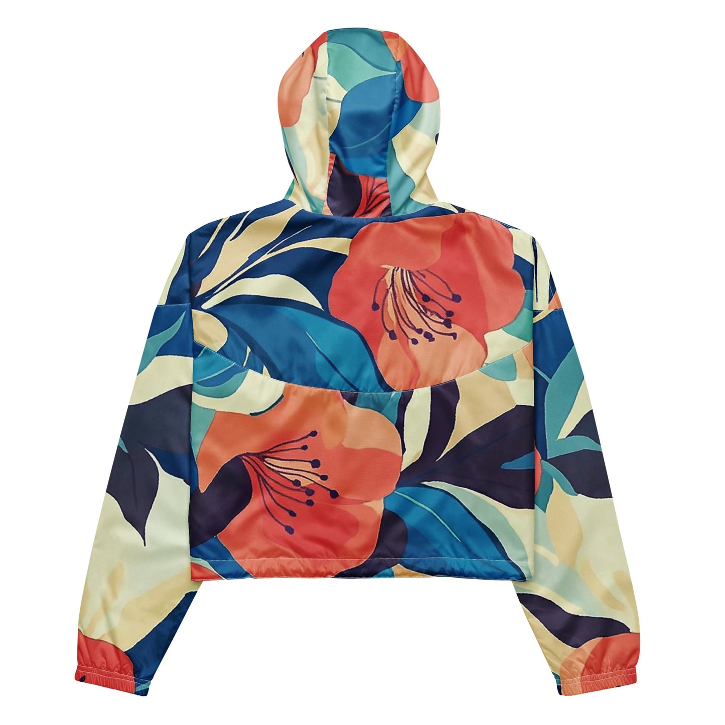 Spring Tide - Women’s cropped windbreaker - Art Xtyle