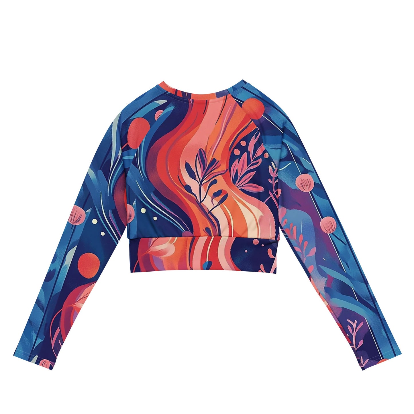 Underwater Garden - Long-sleeve crop top - Art Xtyle