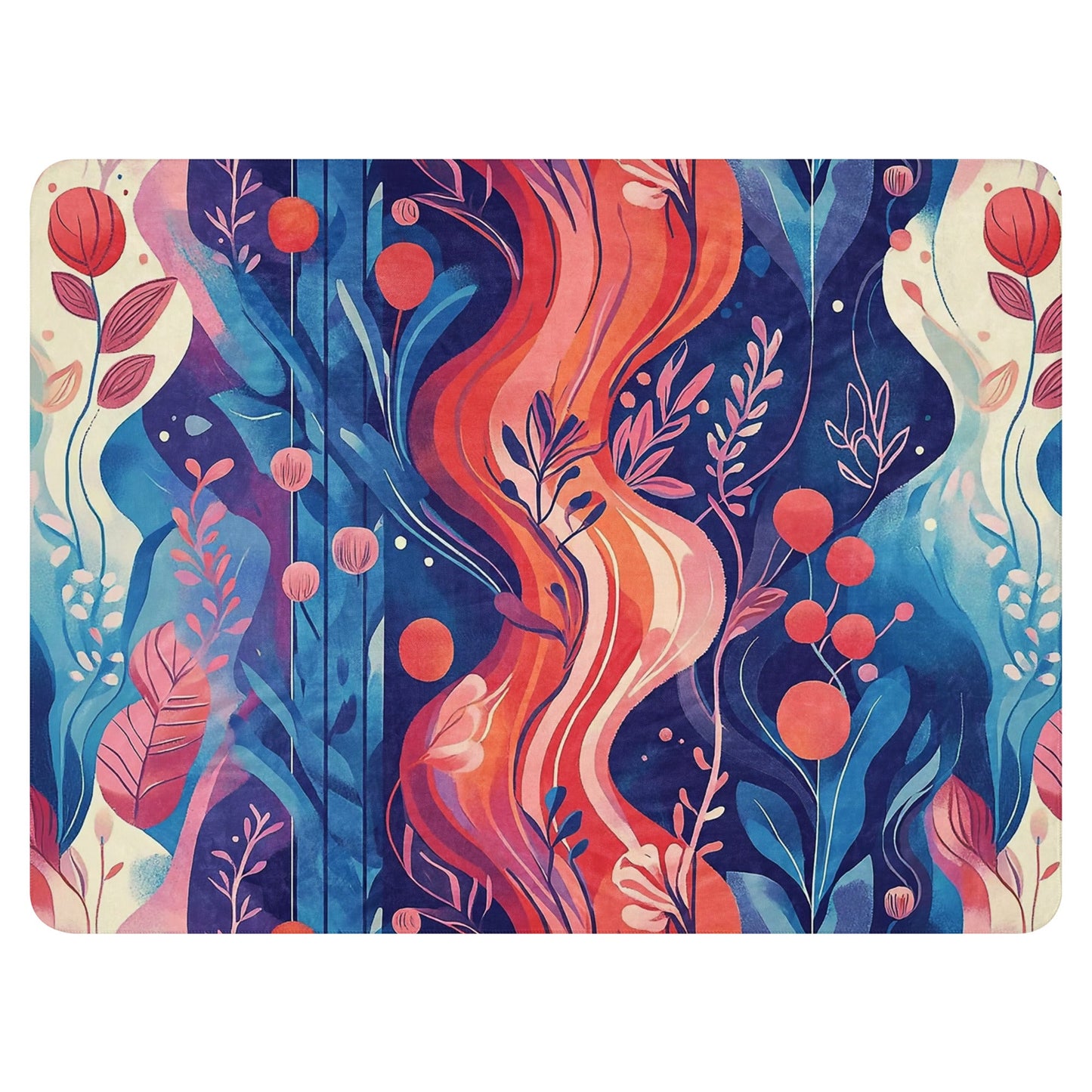 Underwater Garden - Sherpa blanket - Art Xtyle
