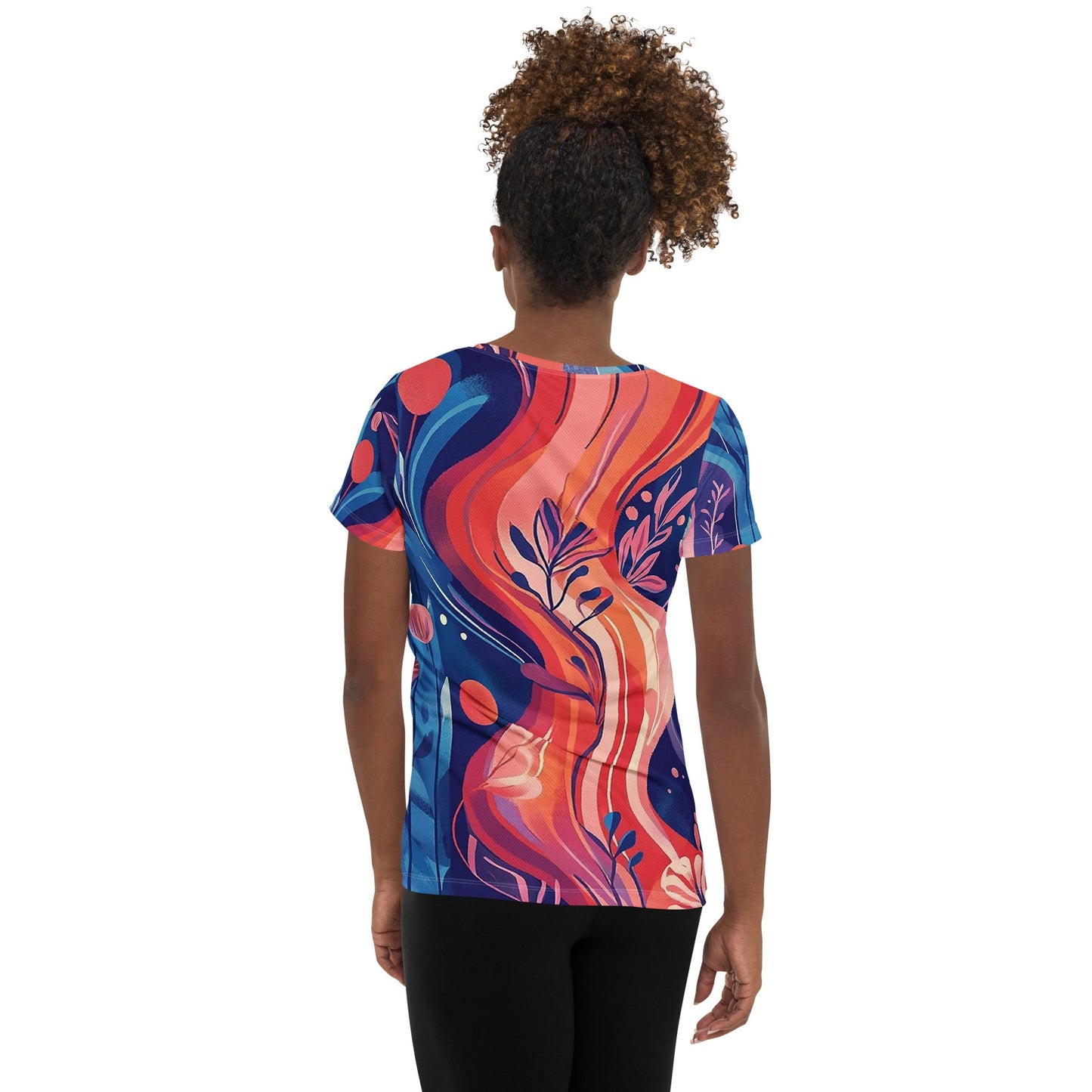 Underwater Garden - Women's athletic t-shirt - Art Xtyle