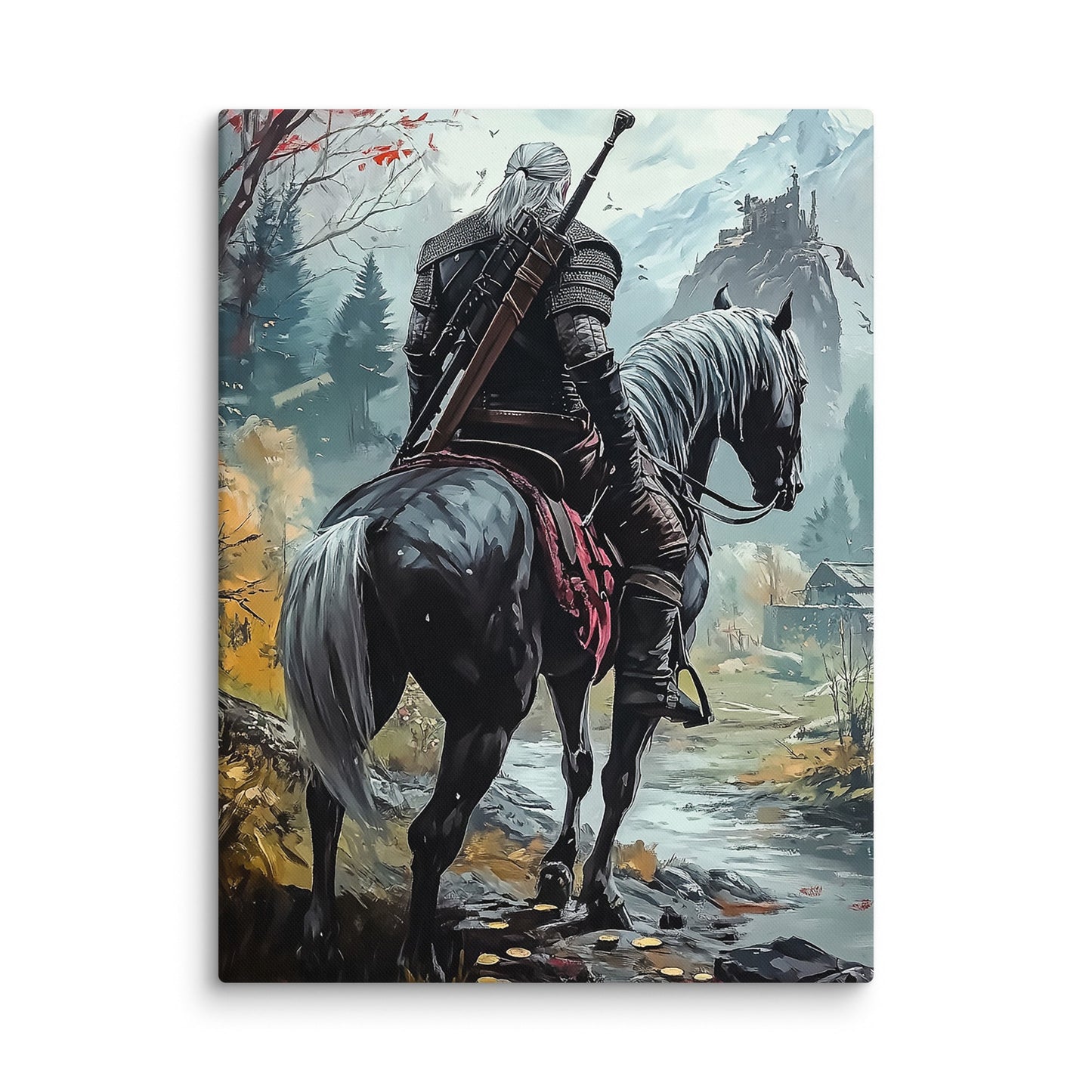 White Wolf - Canvas - Art Xtyle