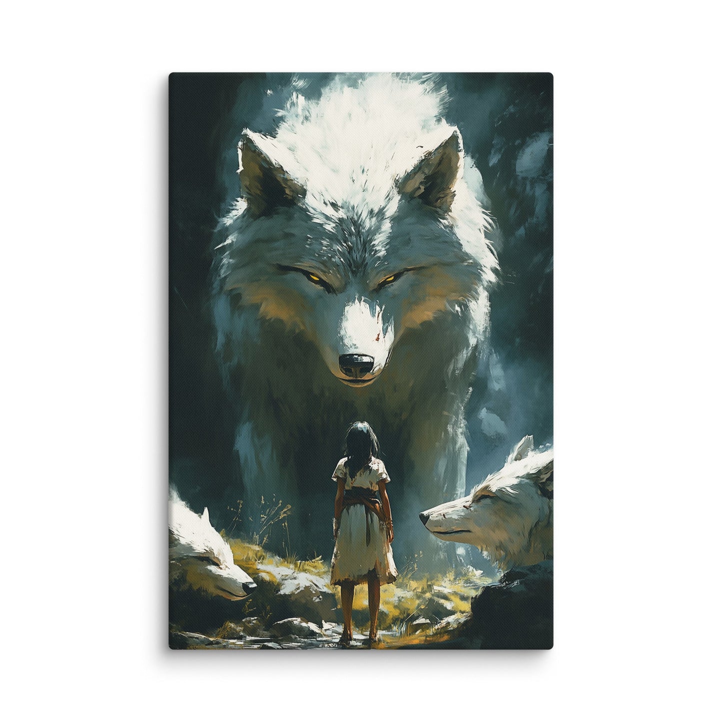 Wolf Princess - Canvas - Art Xtyle