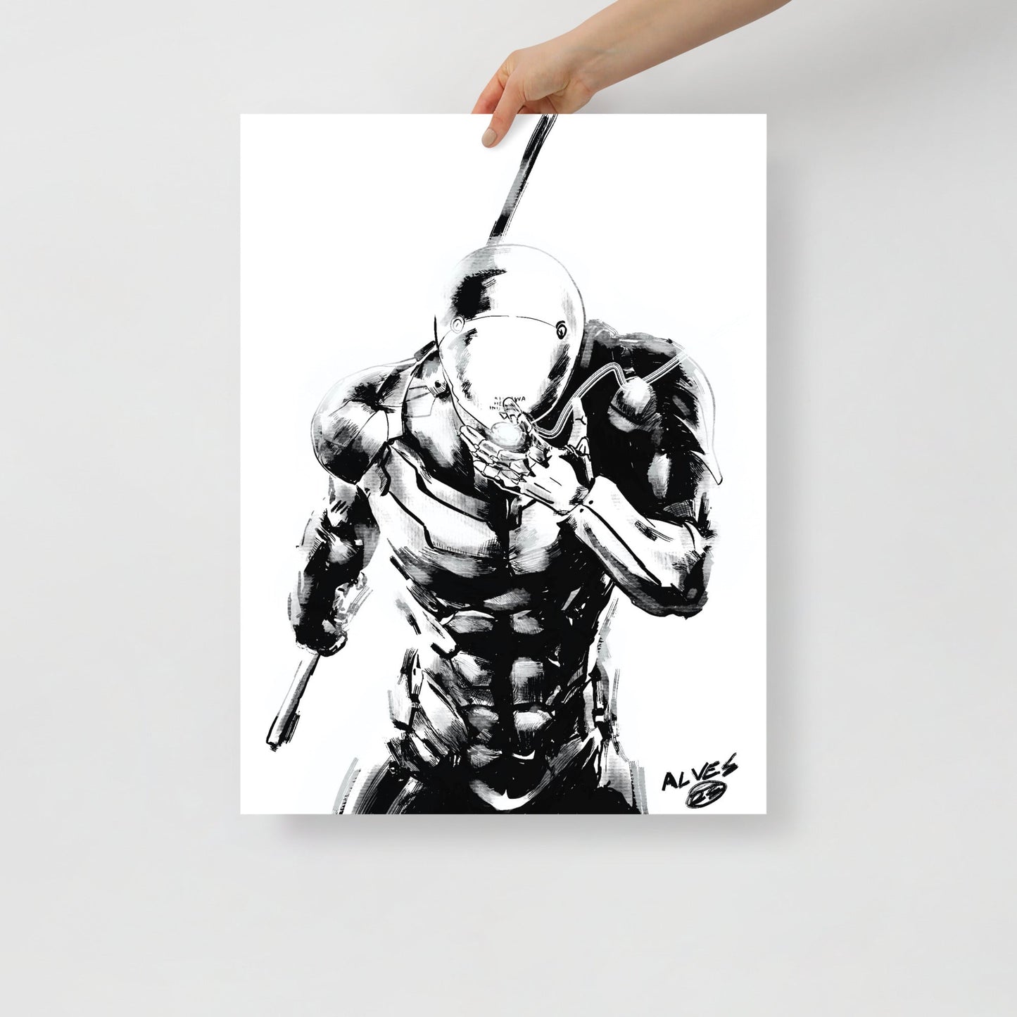 Cyborg Ninja MGS - Poster - Art Xtyle
