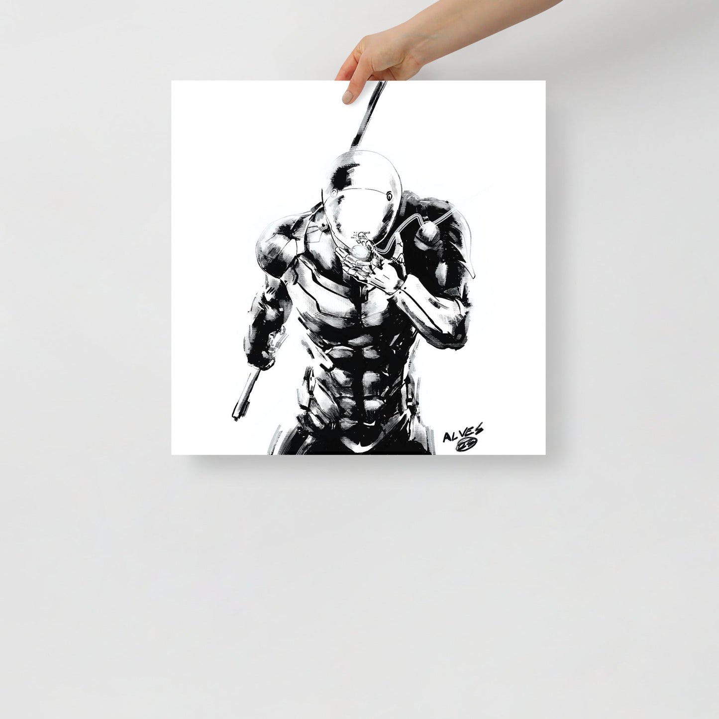 Cyborg Ninja MGS - Poster - Art Xtyle