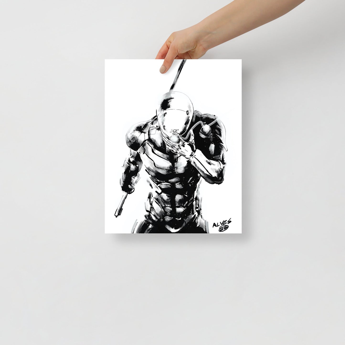 Cyborg Ninja MGS - Poster - Art Xtyle