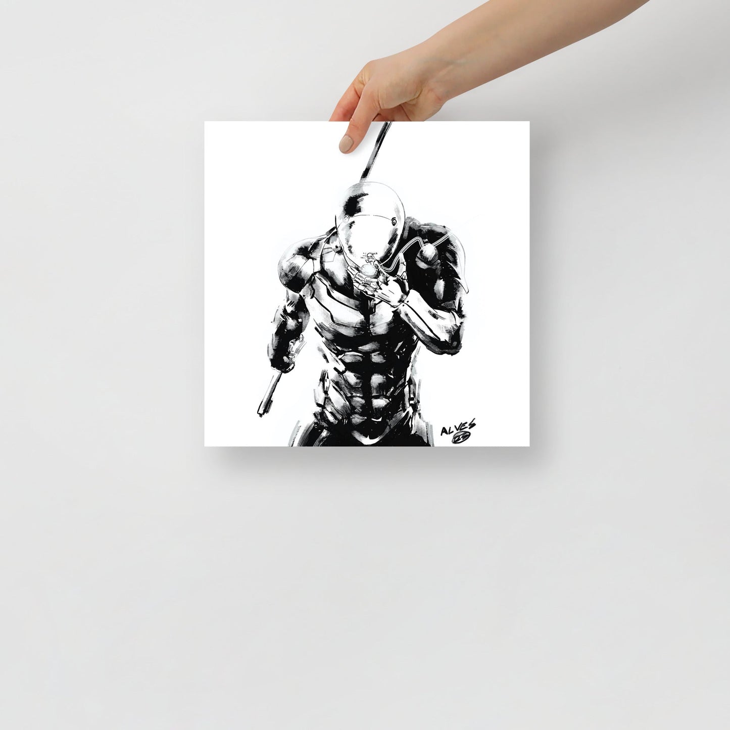 Cyborg Ninja MGS - Poster - Art Xtyle