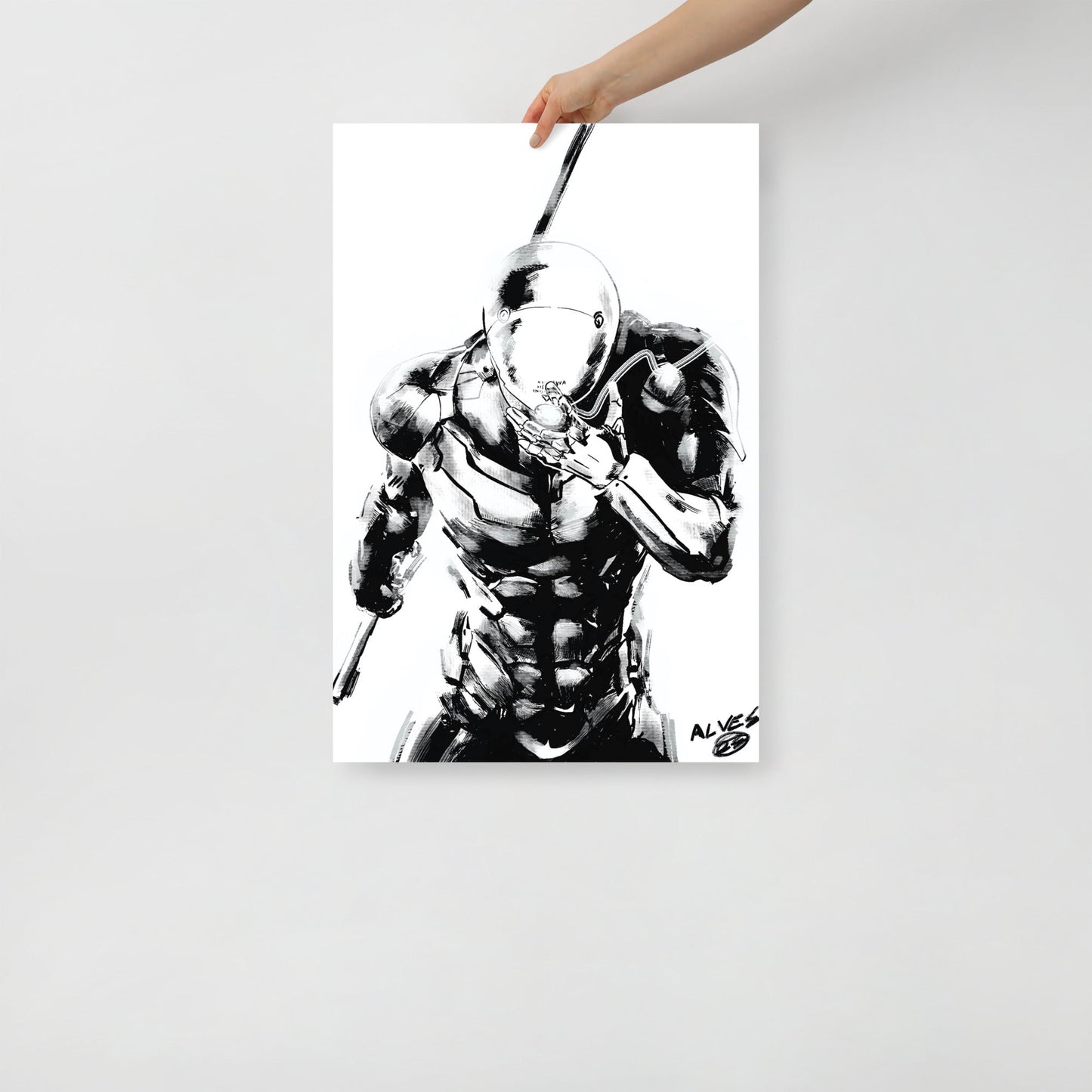 Cyborg Ninja MGS - Poster - Art Xtyle
