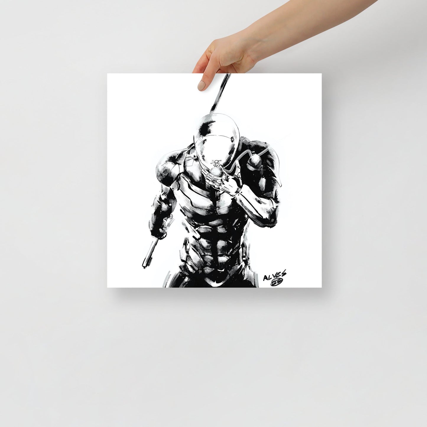 Cyborg Ninja MGS - Poster - Art Xtyle