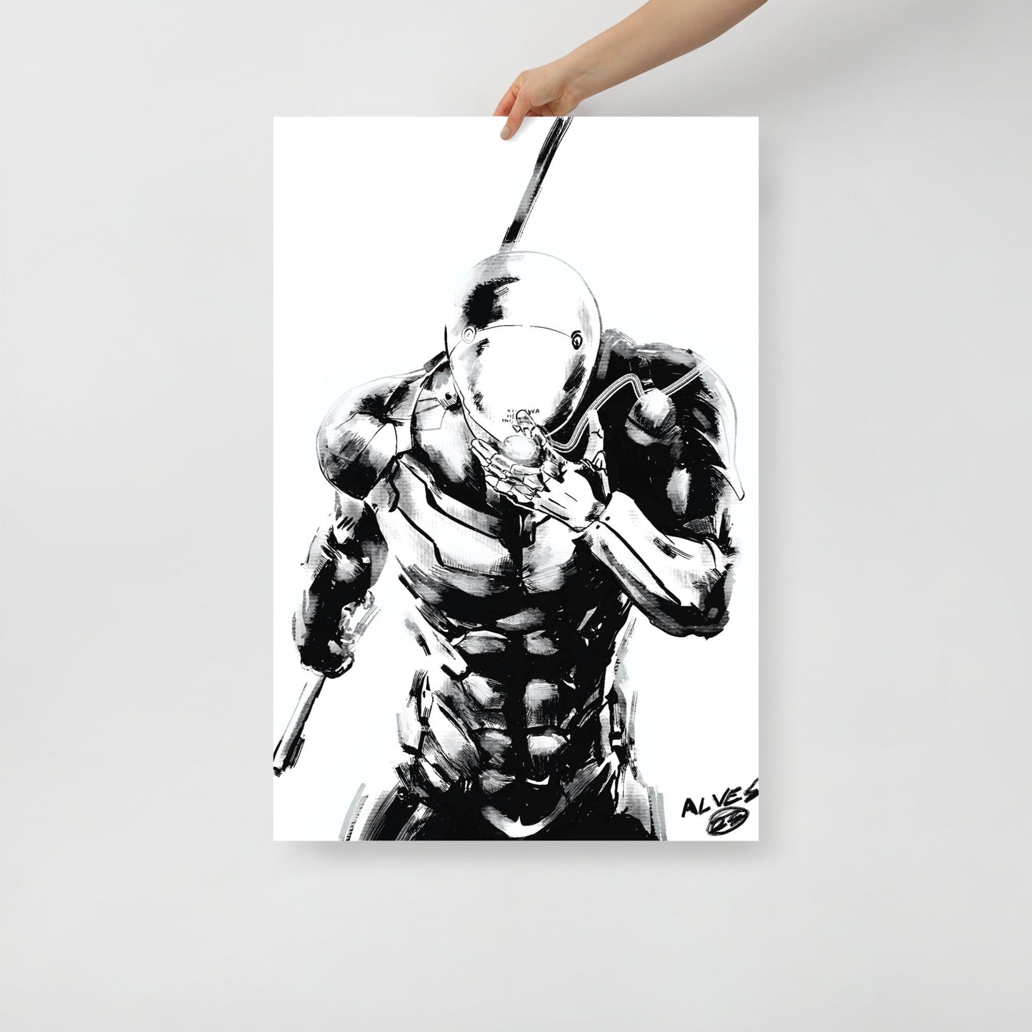 Cyborg Ninja MGS - Poster - Art Xtyle