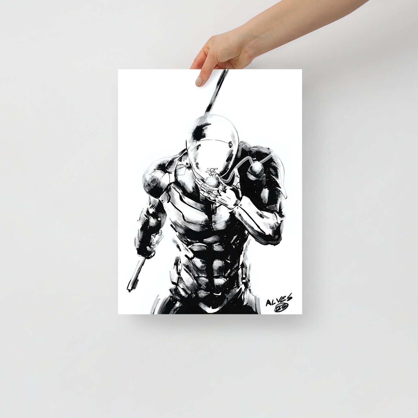 Cyborg Ninja MGS - Poster - Art Xtyle