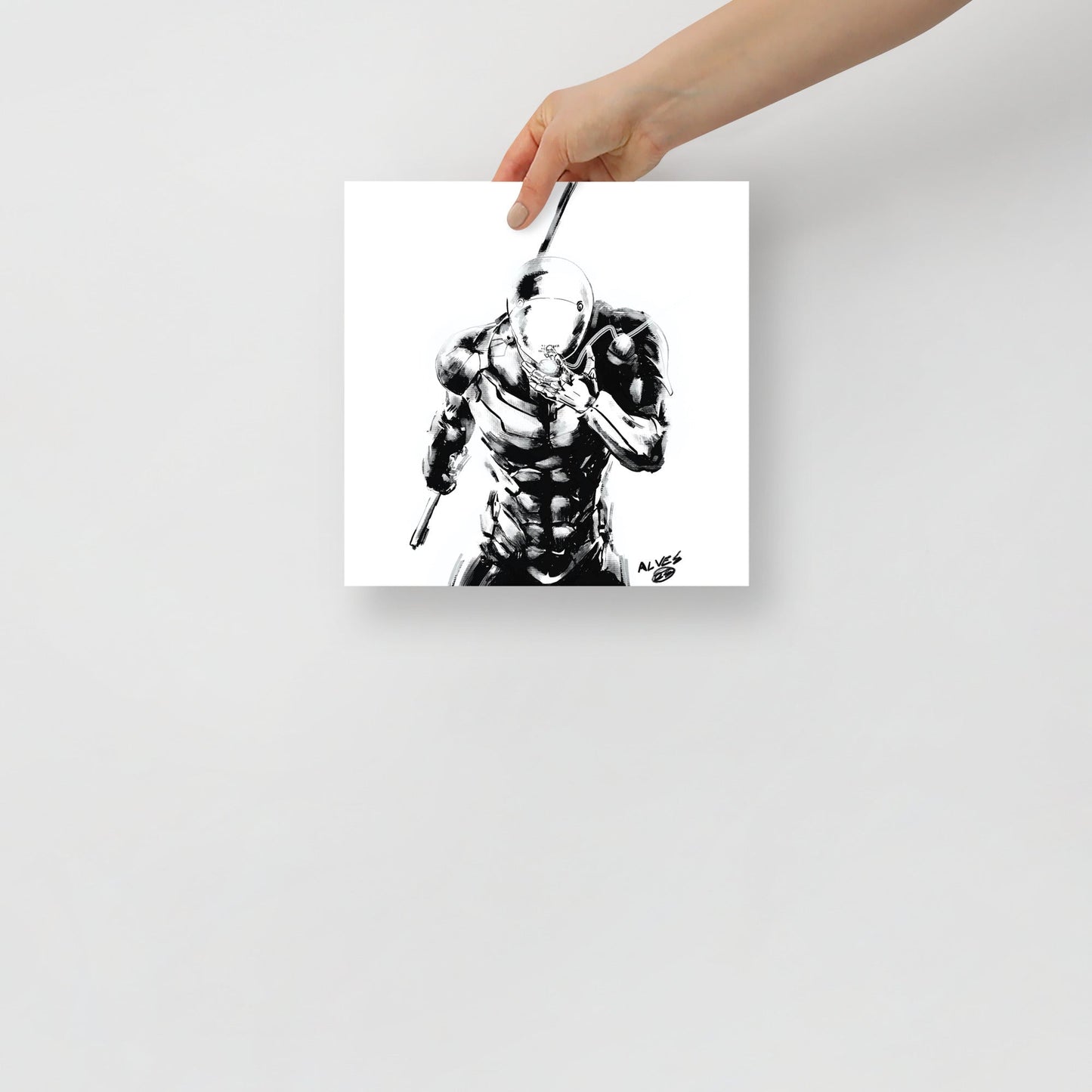 Cyborg Ninja MGS - Poster - Art Xtyle