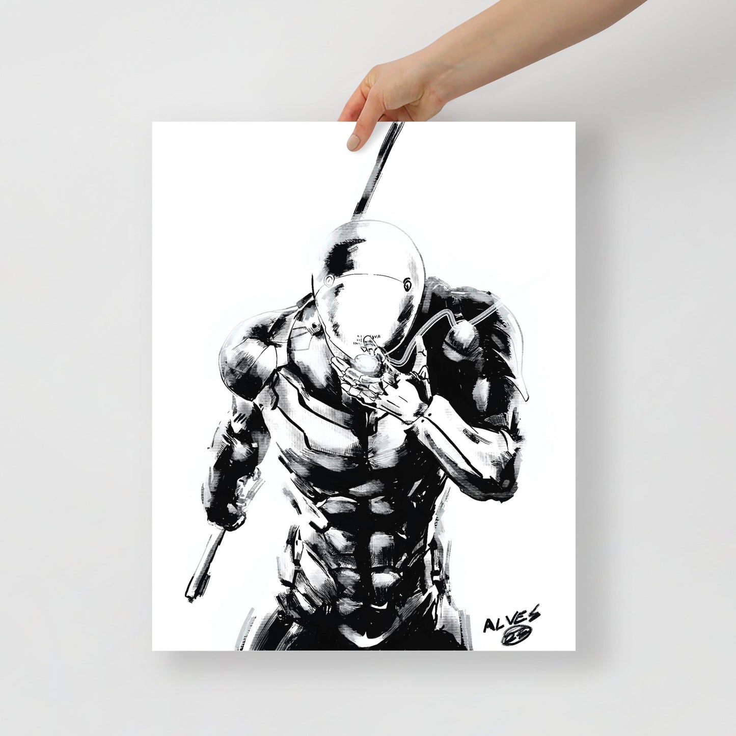 Cyborg Ninja MGS - Poster - Art Xtyle