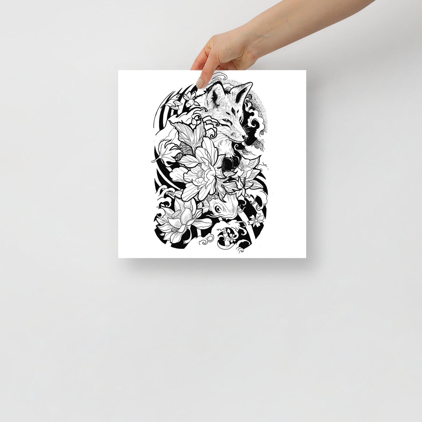 Fox Tattoo - Poster - Art Xtyle