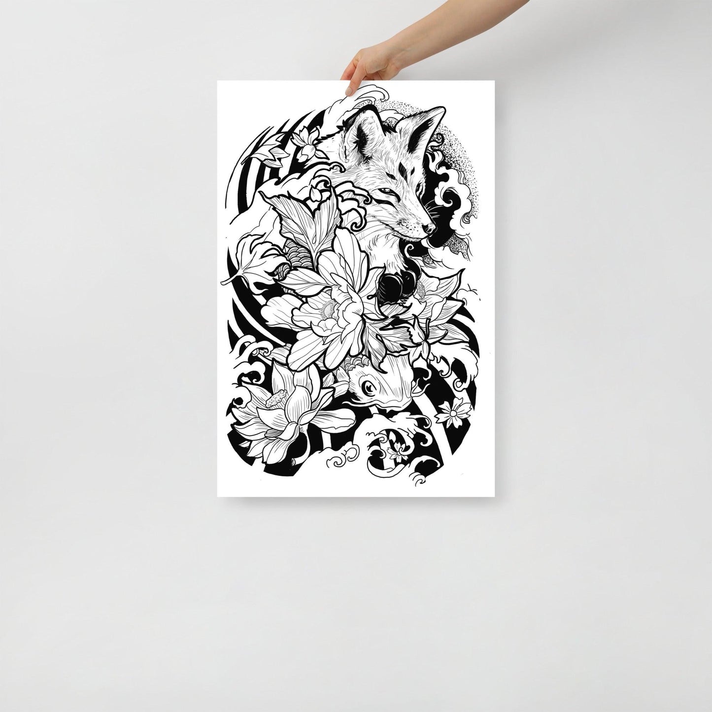 Fox Tattoo - Poster - Art Xtyle