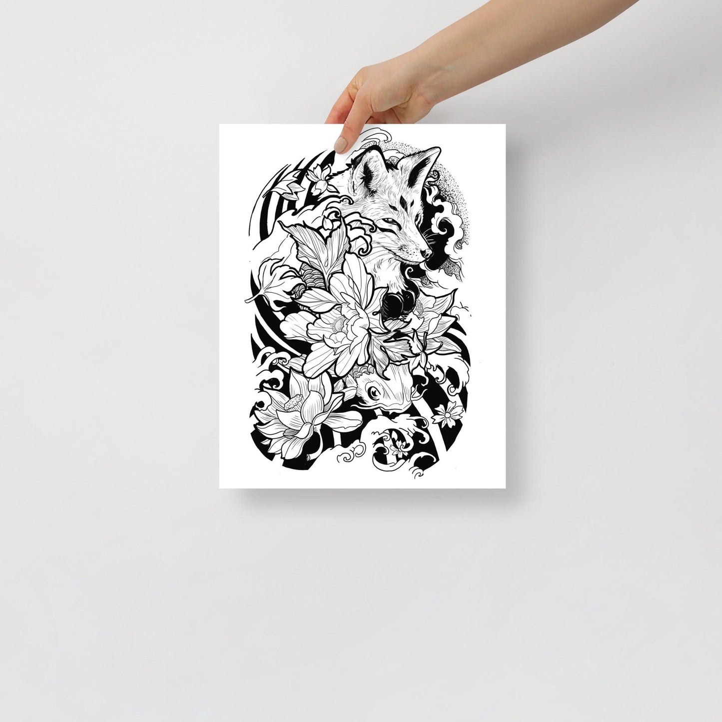 Fox Tattoo - Poster - Art Xtyle