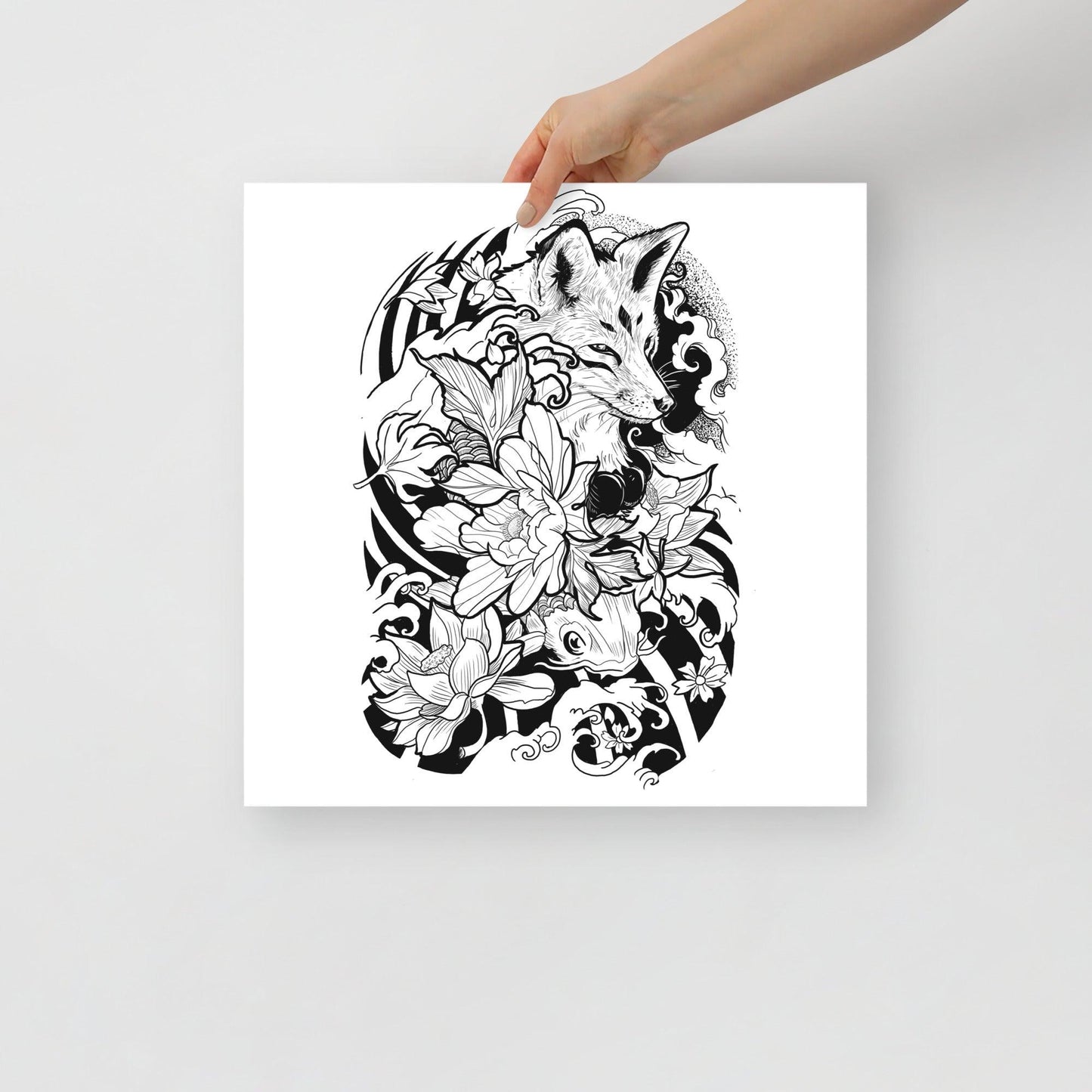 Fox Tattoo - Poster - Art Xtyle