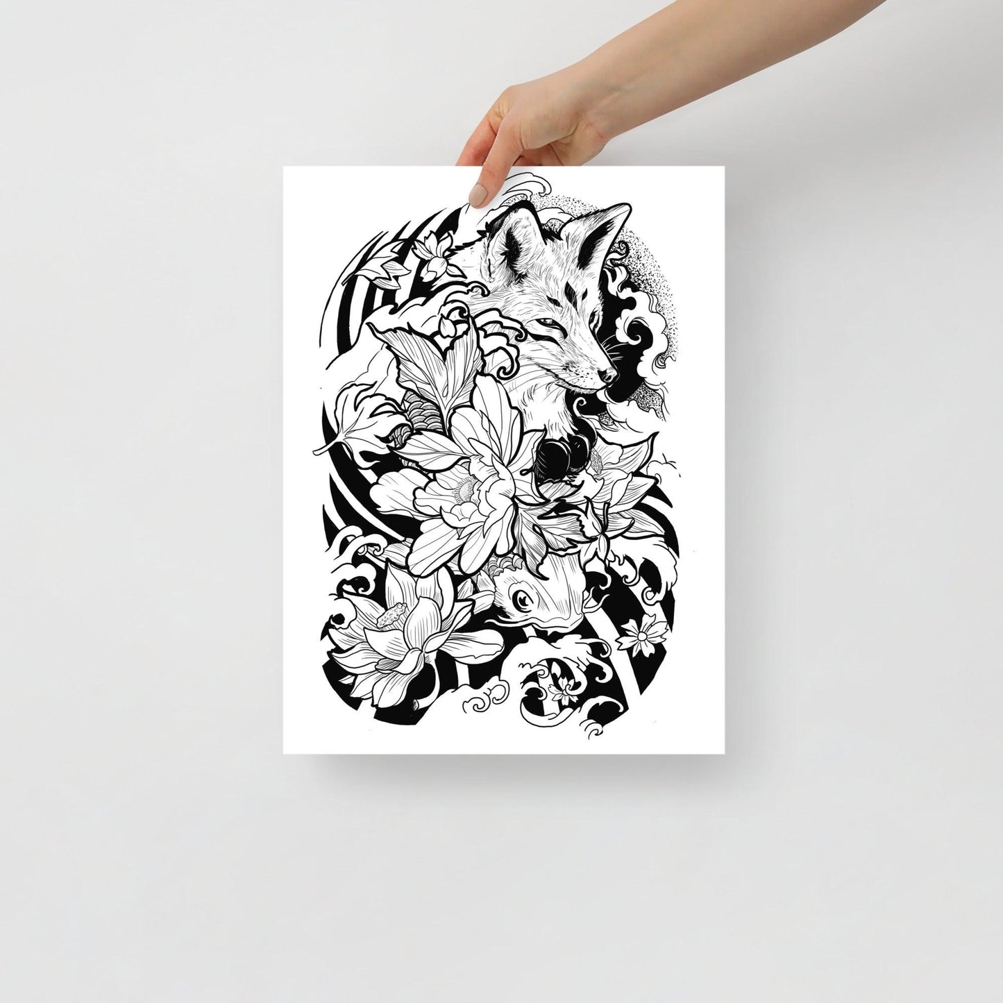Fox Tattoo - Poster - Art Xtyle