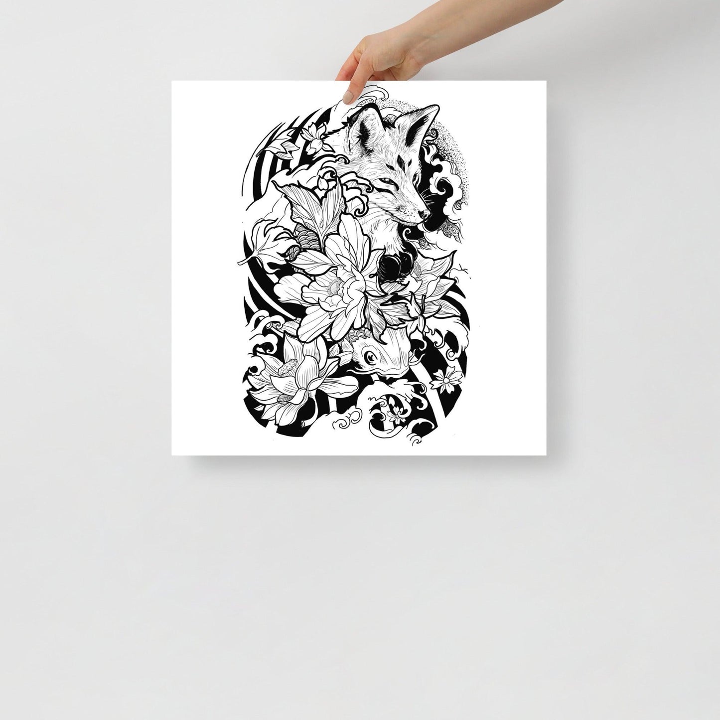 Fox Tattoo - Poster - Art Xtyle