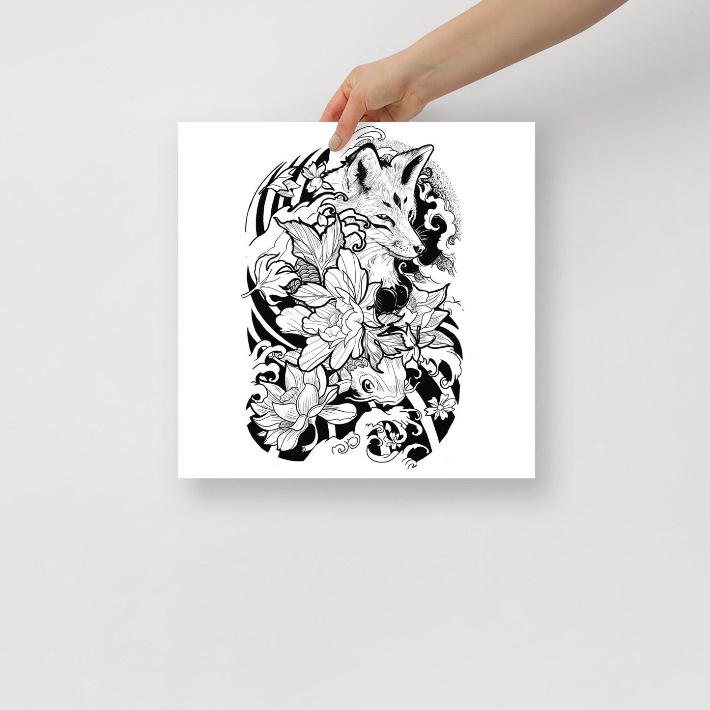 Fox Tattoo - Poster - Art Xtyle