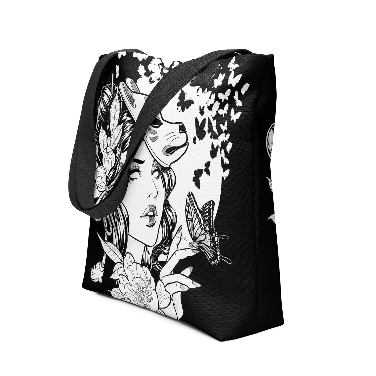 Lady Butterfly - Tote bag - Art Xtyle