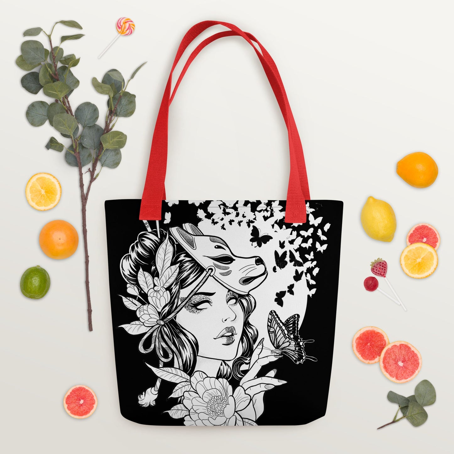 Lady Butterfly - Tote bag - Art Xtyle