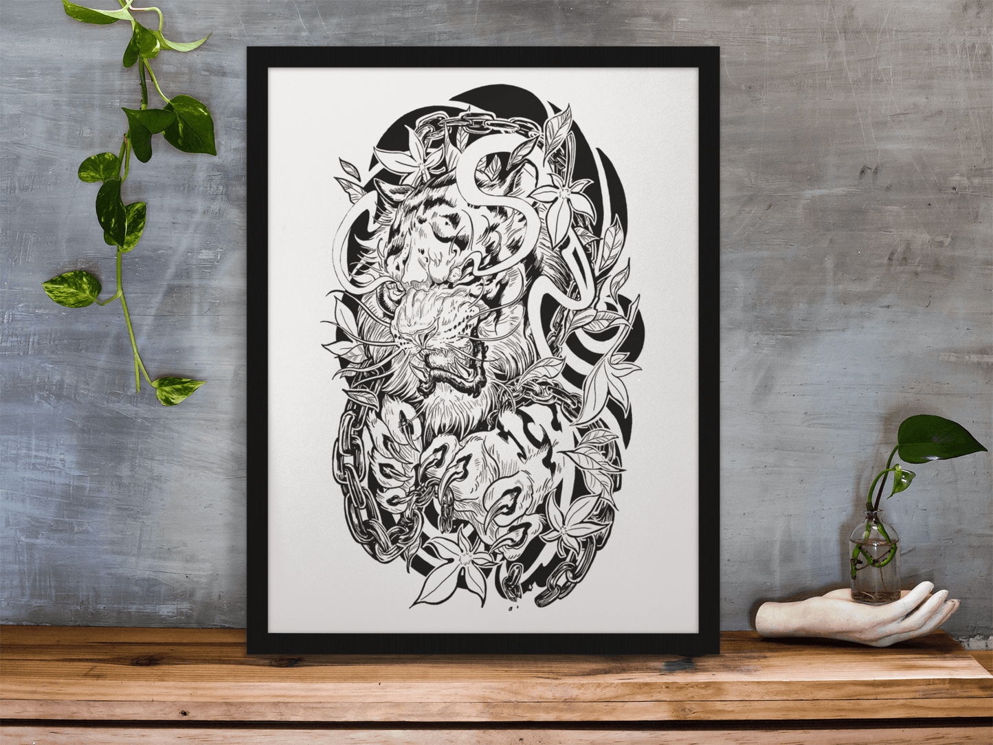 Tiger Tattoo - Poster - Art Xtyle