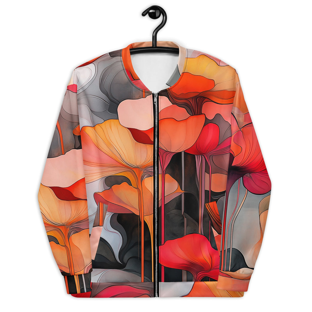 Delicate Bloom - Unisex Bomber Jacket – Art Xtyle
