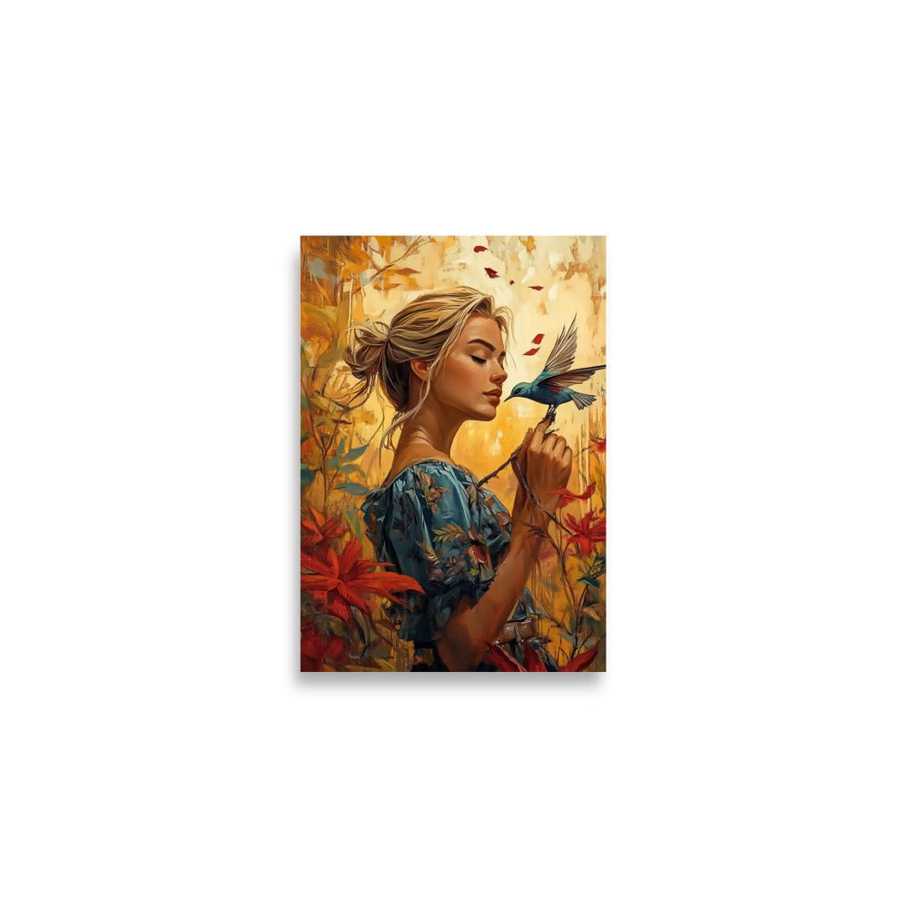 Flourish Kiss - Poster - Art Xtyle