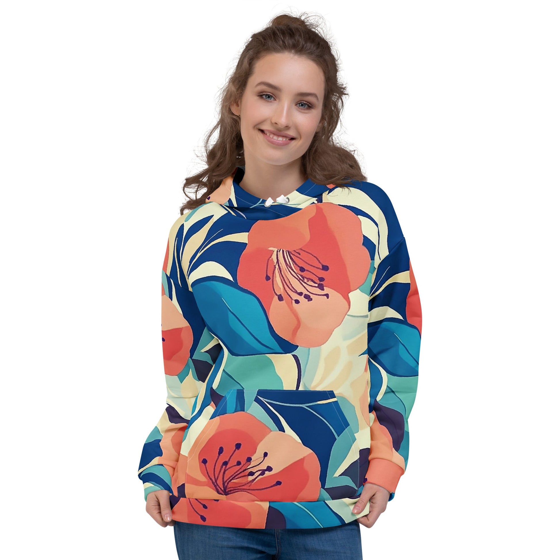 Spring Tide - All-Over Hoodie - Art Xtyle