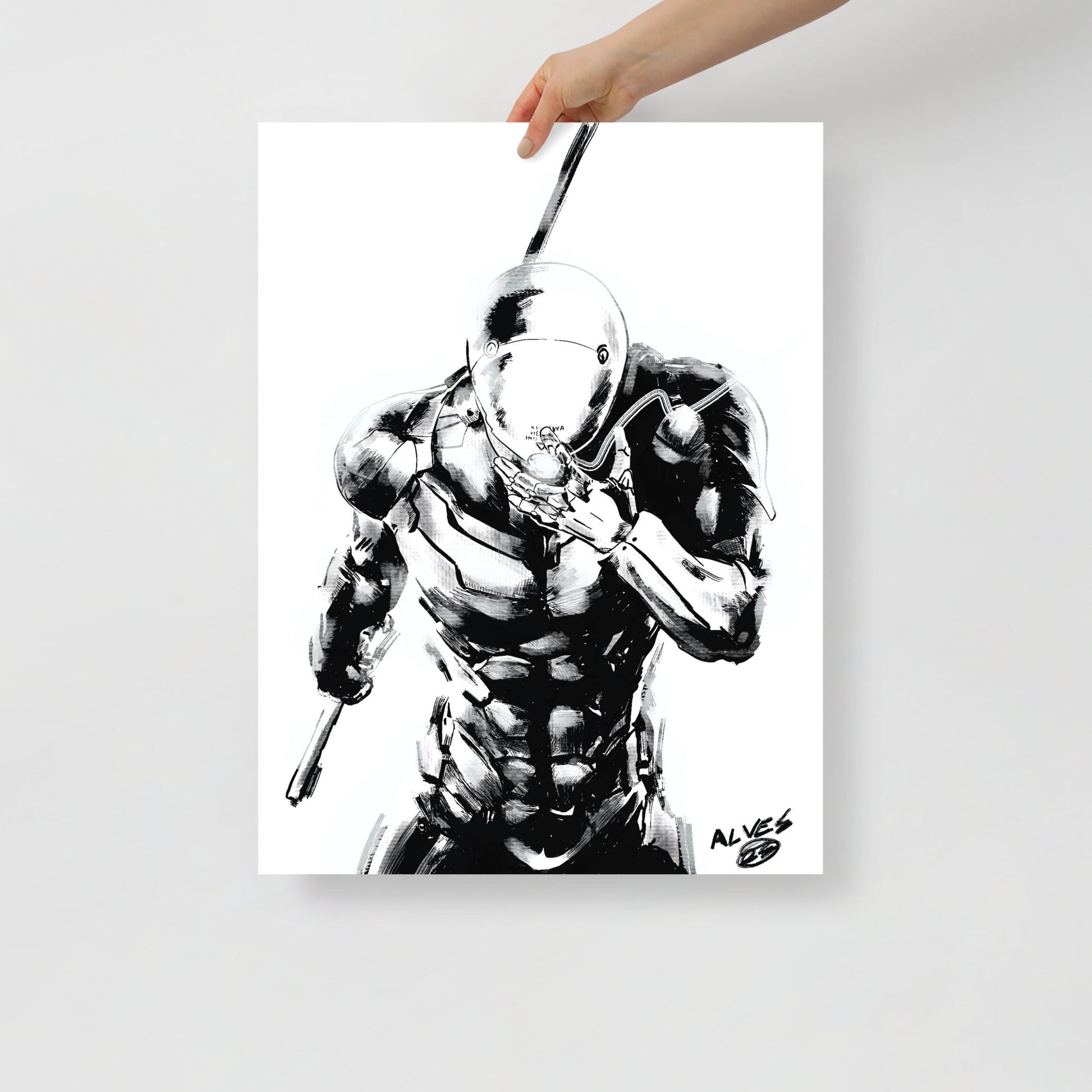 Cyborg Ninja MGS - Poster - Art Xtyle