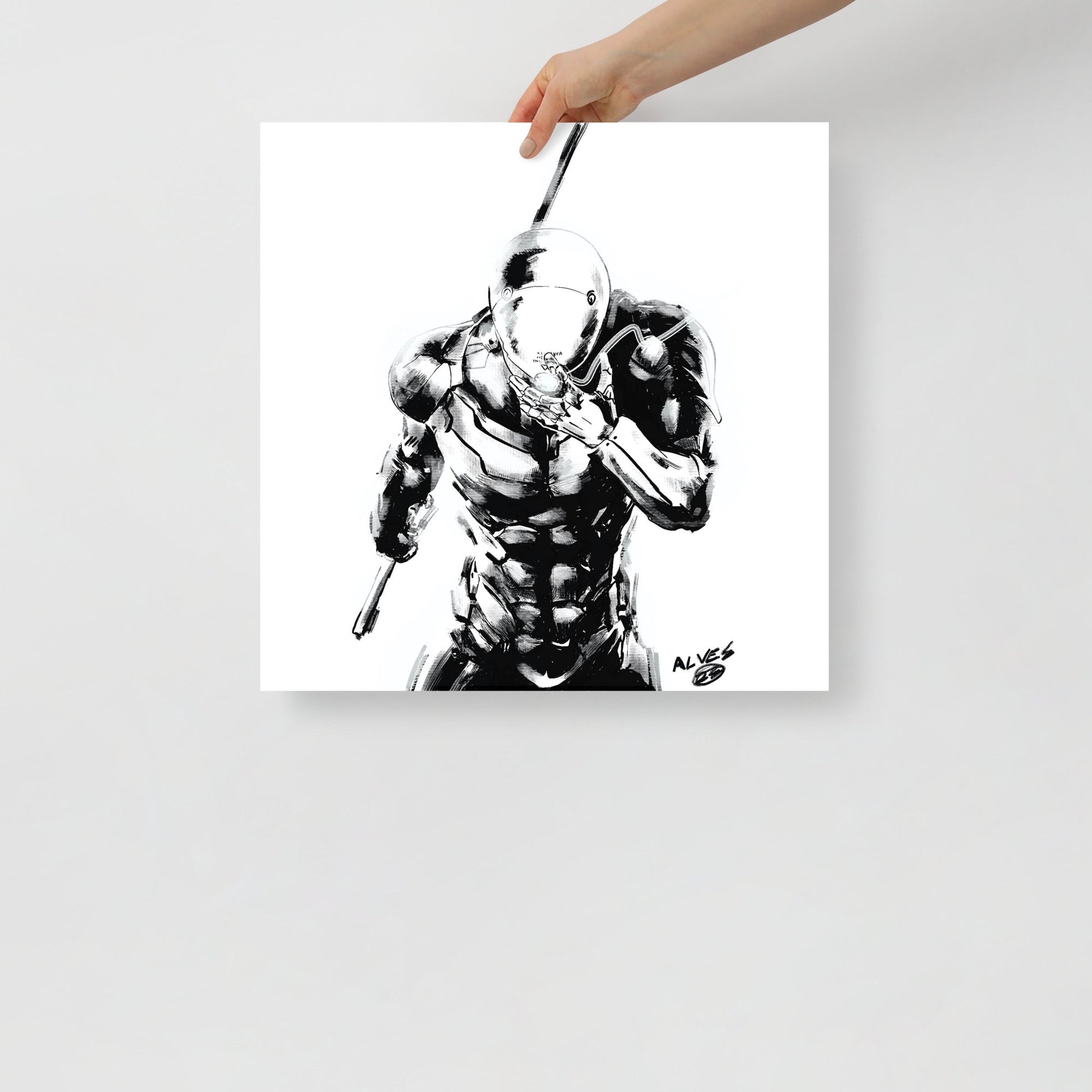 Cyborg Ninja MGS - Poster - Art Xtyle